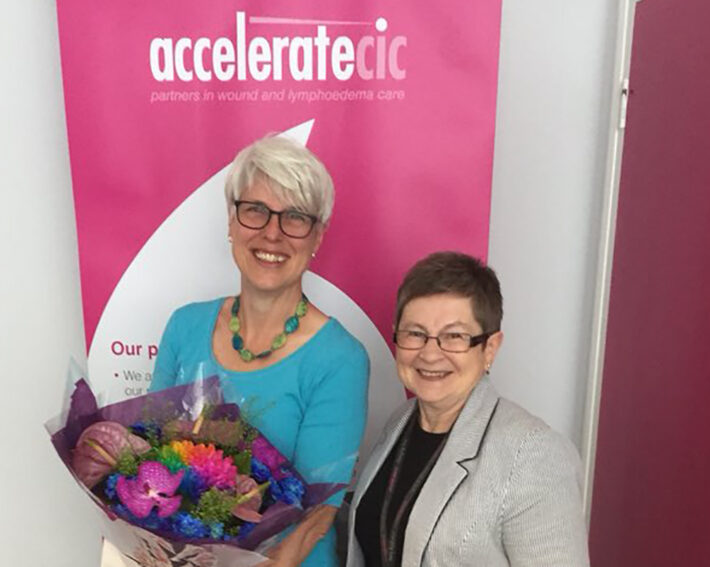 Alison Hopkins MBE & Christine O’Connor from Accelerate