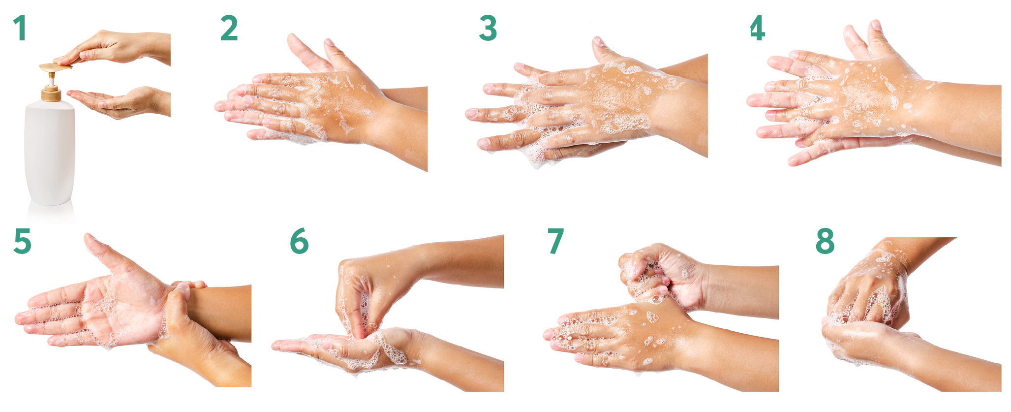 Washing hands diagrams