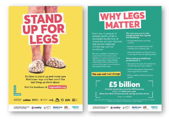 A5 Legs Matter Flyer - explains more about the scale of the problem