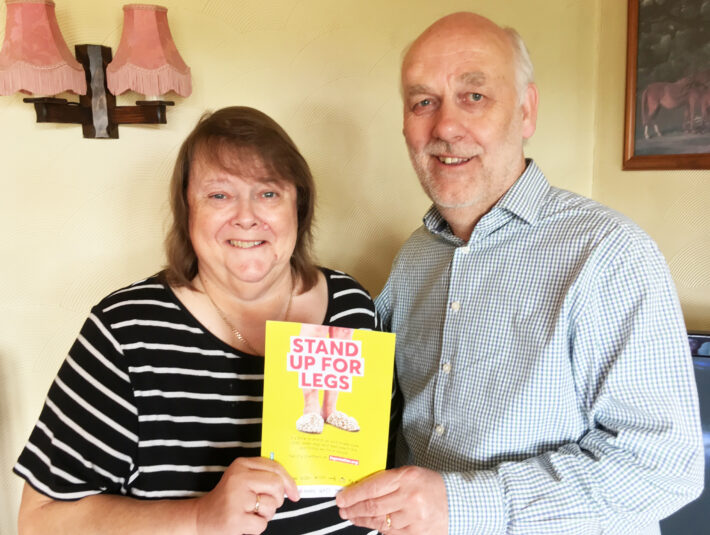 Sue and Mark Collier, Nurse Consultant and Associate Lecturer - Tissue Viability – Legs Matter week campaign
