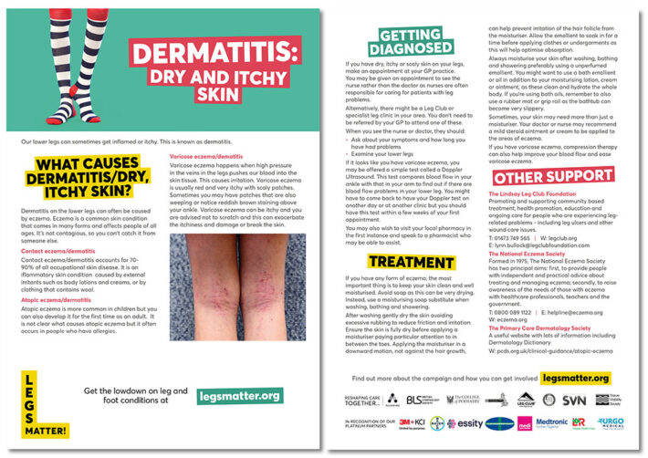 Dermatitis on my legs: is your skin on your lower legs dry and itchy?