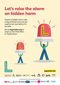 Legs Matter hidden harm crisis A2 poster