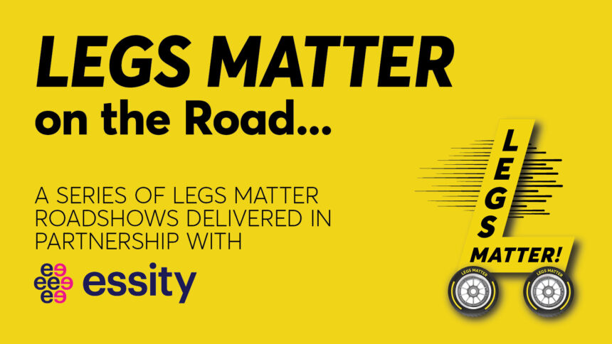 Legs Matter Roadshows graphic